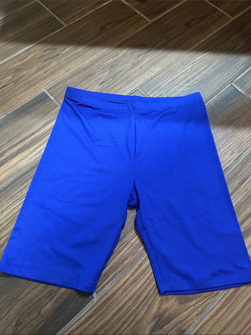 Zenana Outfitters Electric Blue Bike Shorts